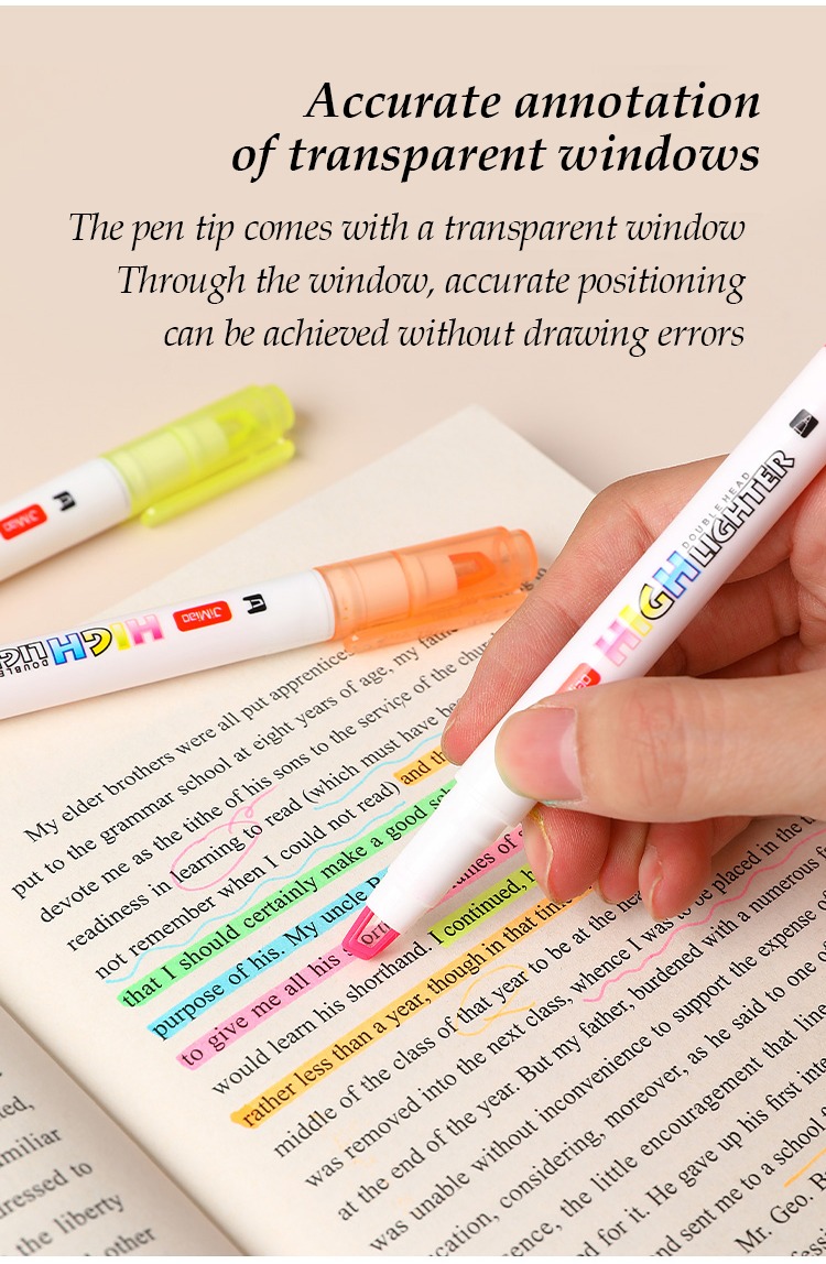 Double Headed Highlighters Drawing Marker pen