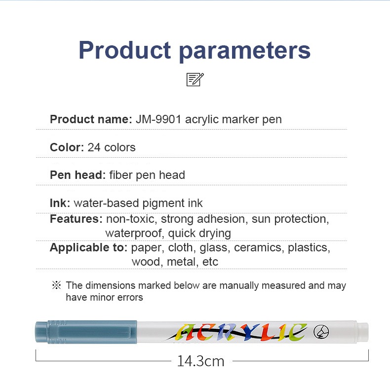 product parameter-Morandi Color Drawing Marker Set