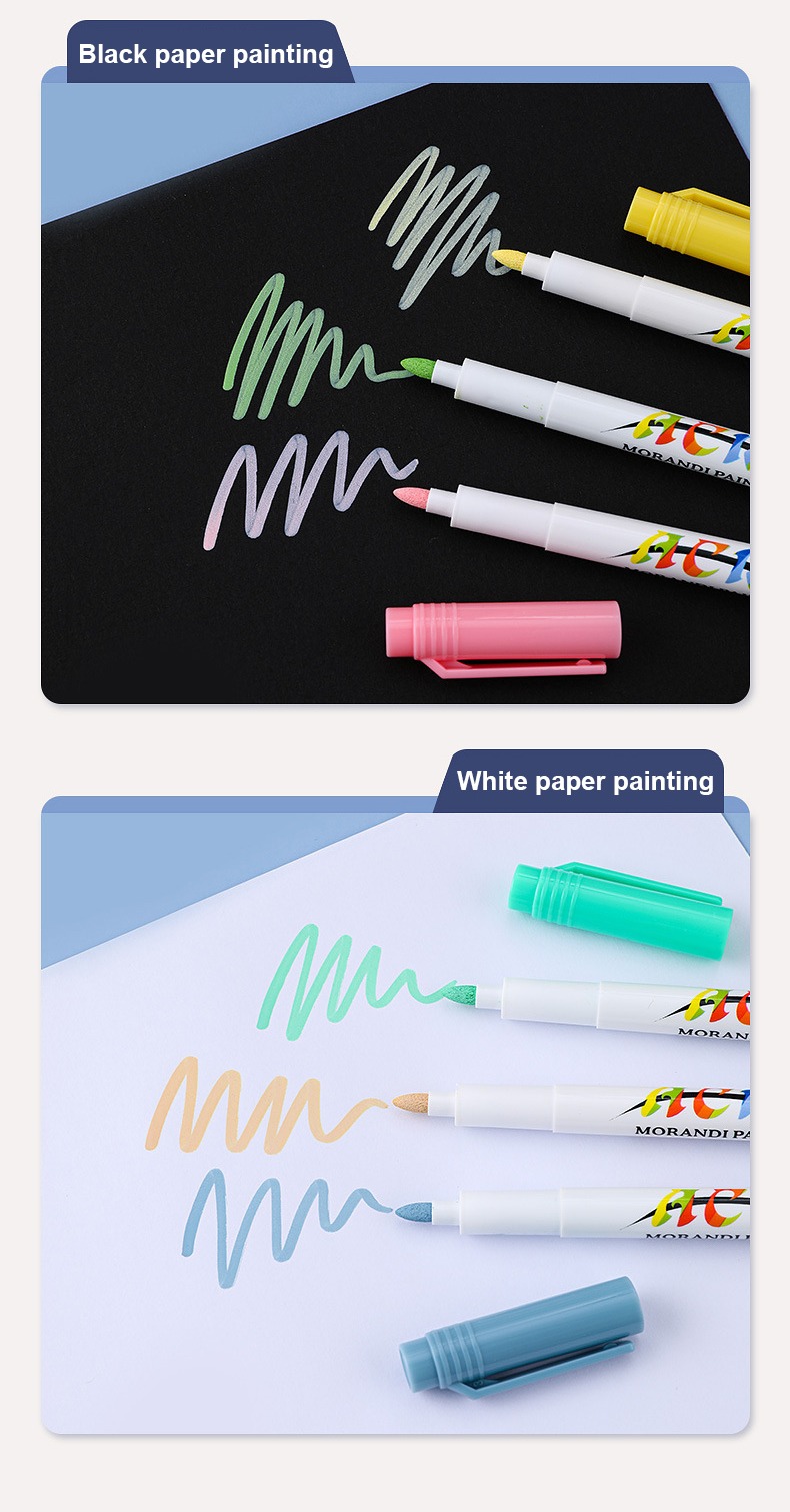 Morandi Color Drawing Marker Set