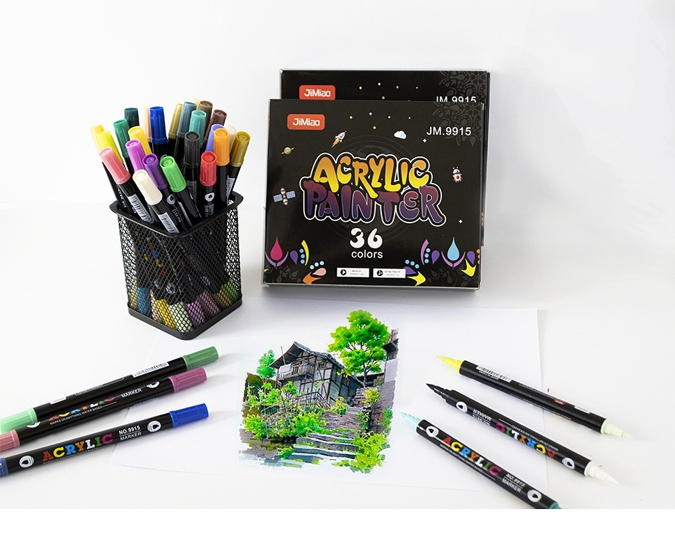 Water-Based Soft Headed Drawing Marker Pen