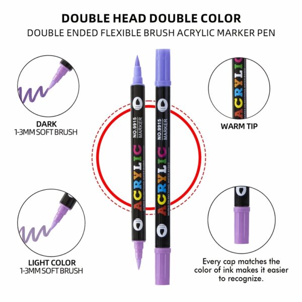 Water-Based Soft Headed Drawing Marker Pen