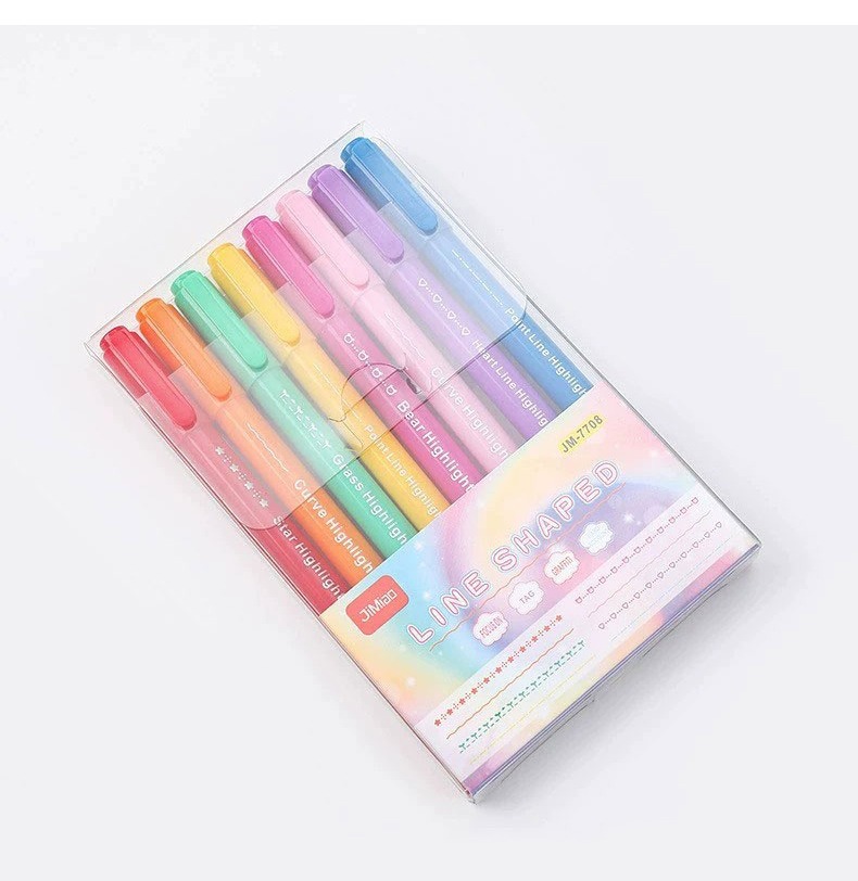 Curve Highlighter Drawing Markers Set