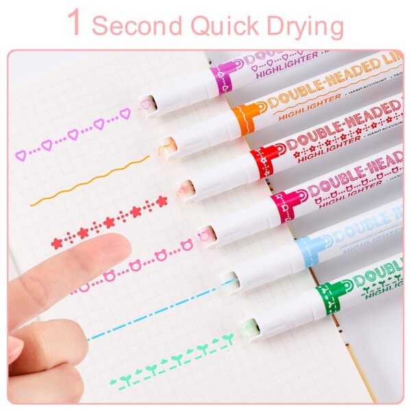 Curve Highlighter Markers Set,