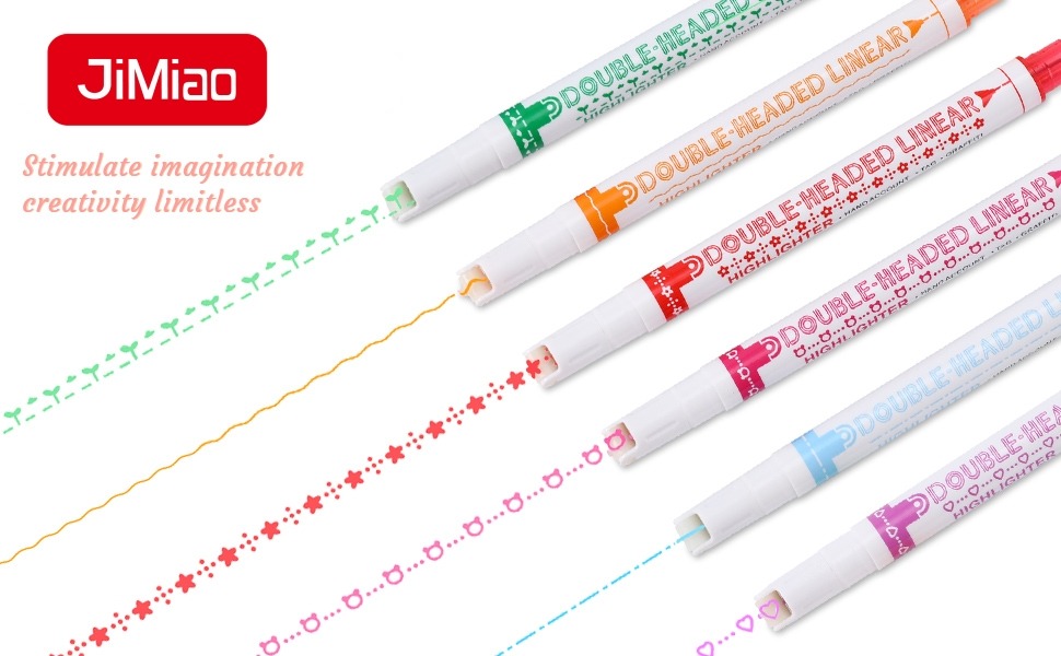 Curve Highlighter Markers Set,