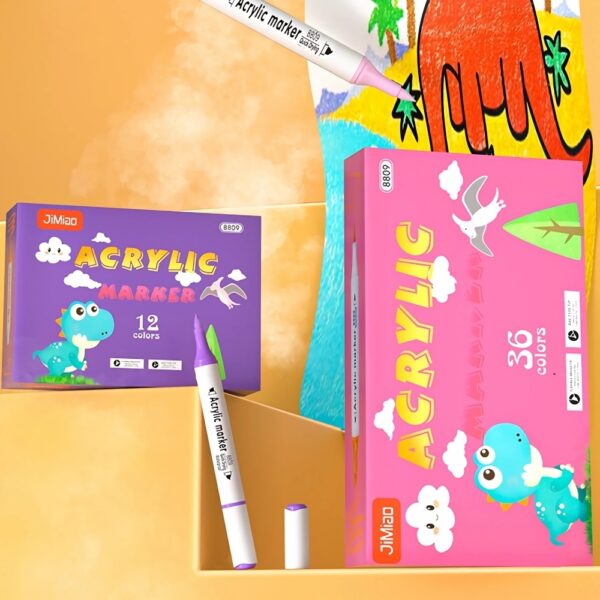 Colorful Acrylic Drawing Markers Set