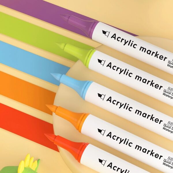 Colorful Acrylic Drawing Markers Set