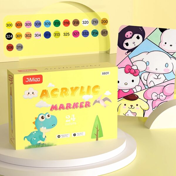 Colorful Acrylic Drawing Markers Set