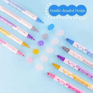 Colorful Metallic Drawing Markers Set