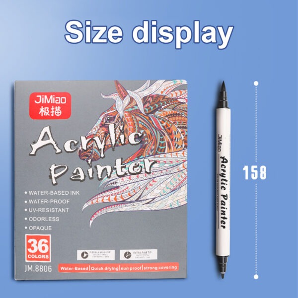 Double-headed Acrylic Drawing Marker Pen