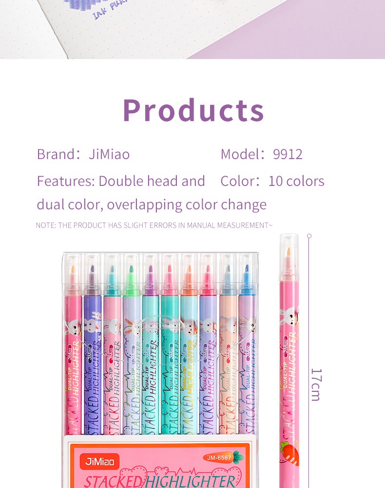  product show-Double-headed Acrylic Drawing Markers Set