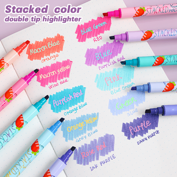 Double-headed Acrylic Drawing Markers Set