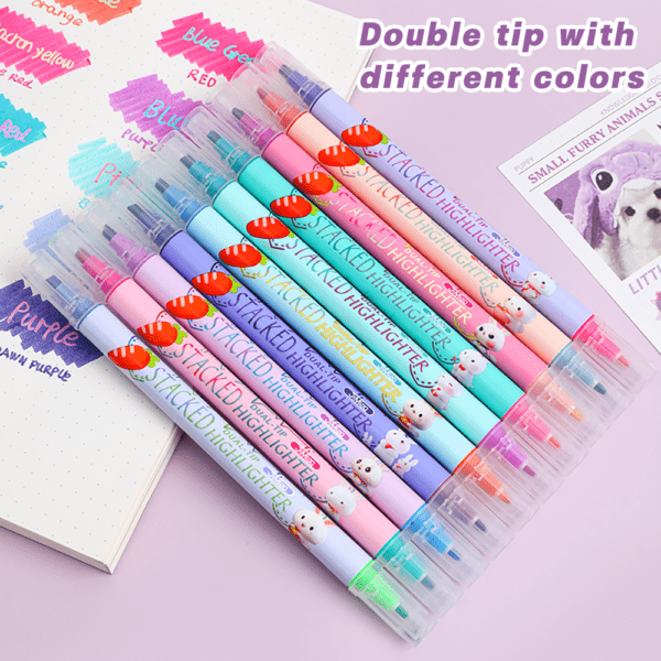 Double-headed Acrylic Drawing Markers Set