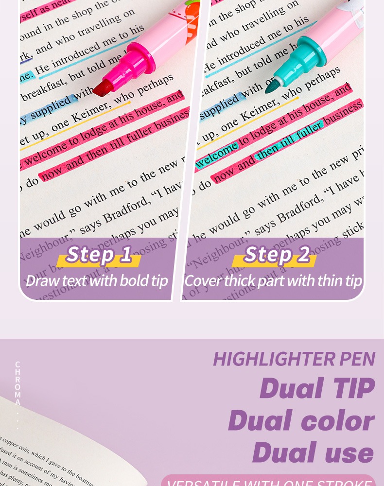  Double-headed Acrylic Drawing Markers Set