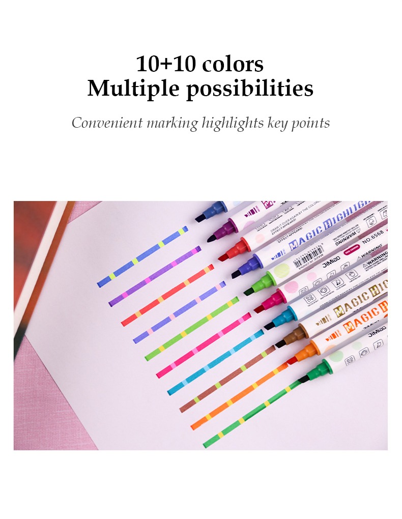 Magical Color Changing DIY Drawing Marker Pen 