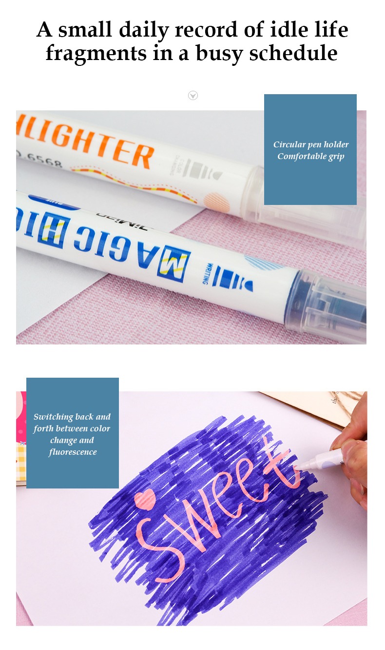 Magical Color Changing DIY Drawing Marker Pen 