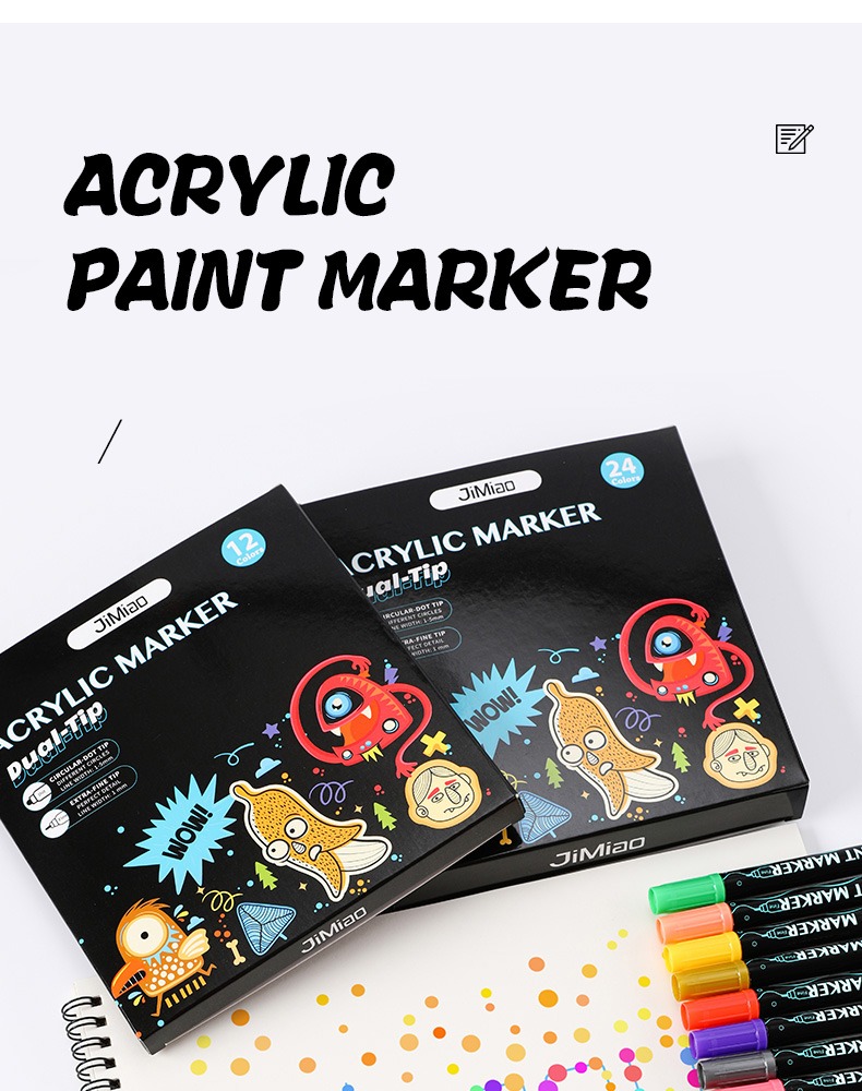 Gouache Acrylic paint marker-Coloring Marker Pen 