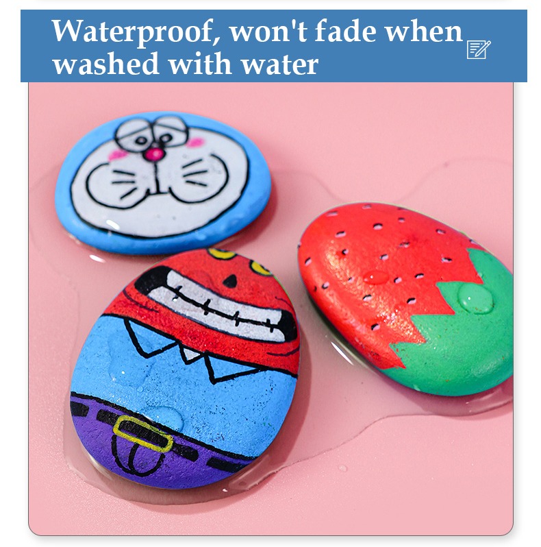 waterproof-Acrylic Valve Coloring Drawing Marker Pen