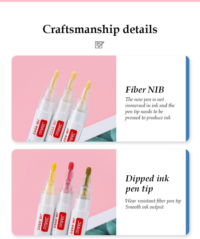 product details-Acrylic Valve Coloring Drawing Marker Pen