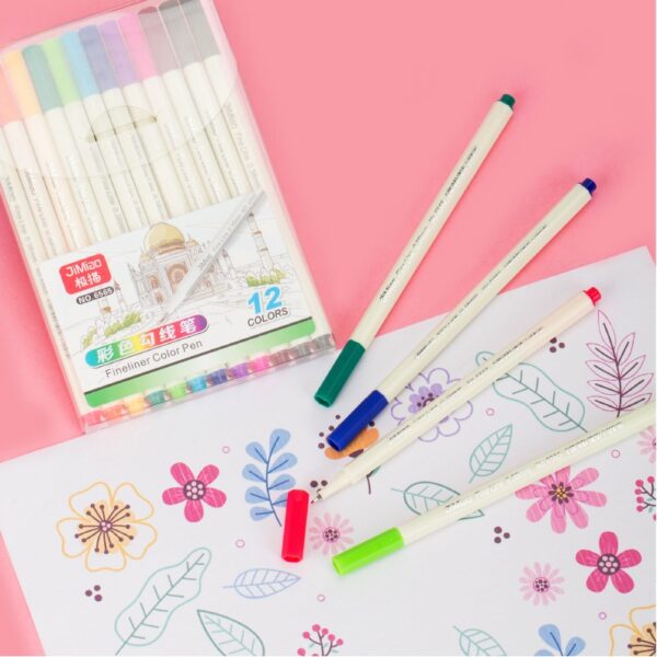 Needle Tip Acrylic Colorful Markers Set