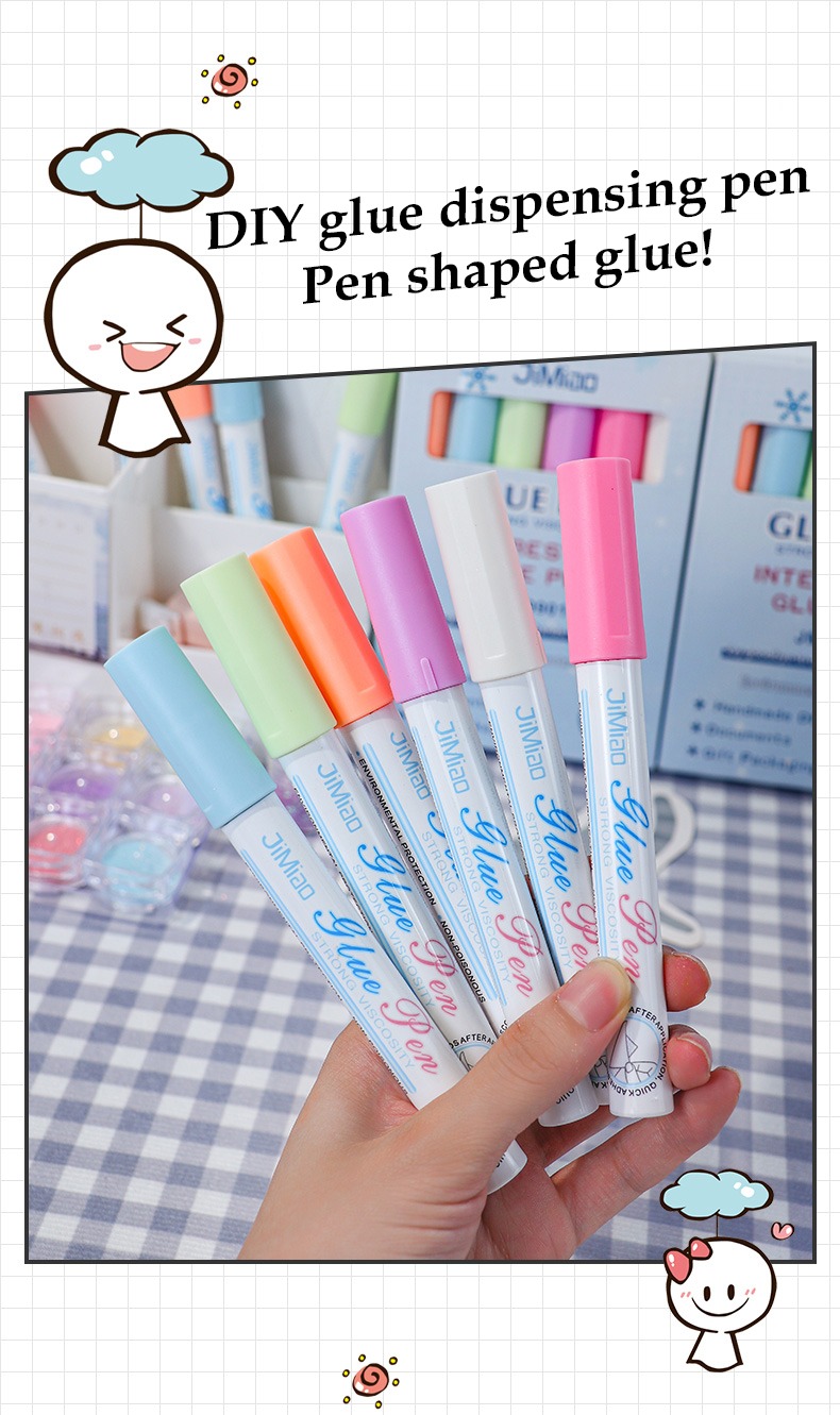 DIY glue dispensing pen-Colorful Markers Set