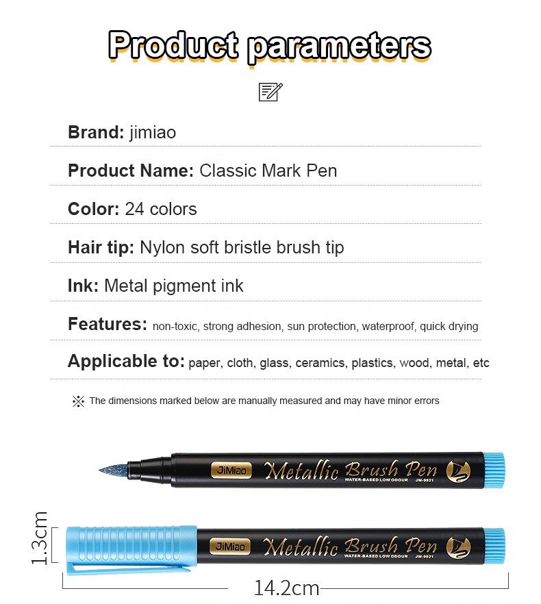 product parameters-Soft-Head Drawing Marker Pen Set