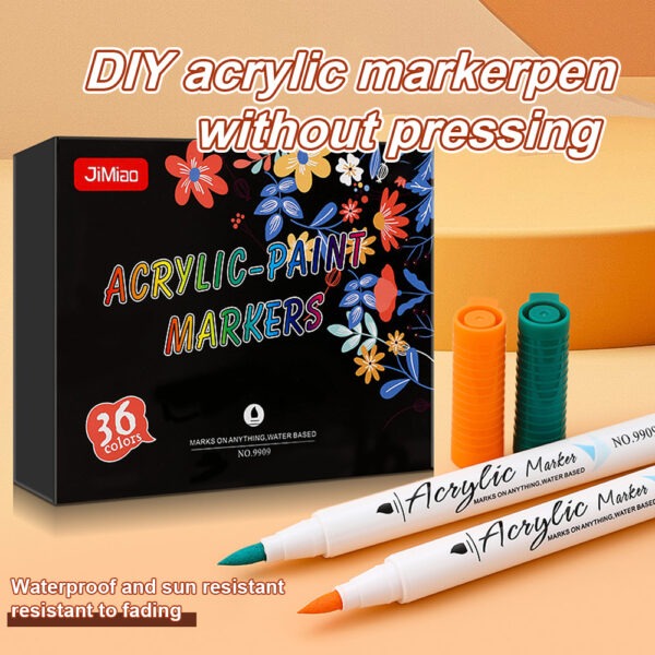 Soft-headed Acrylic Drawing Marker Pen