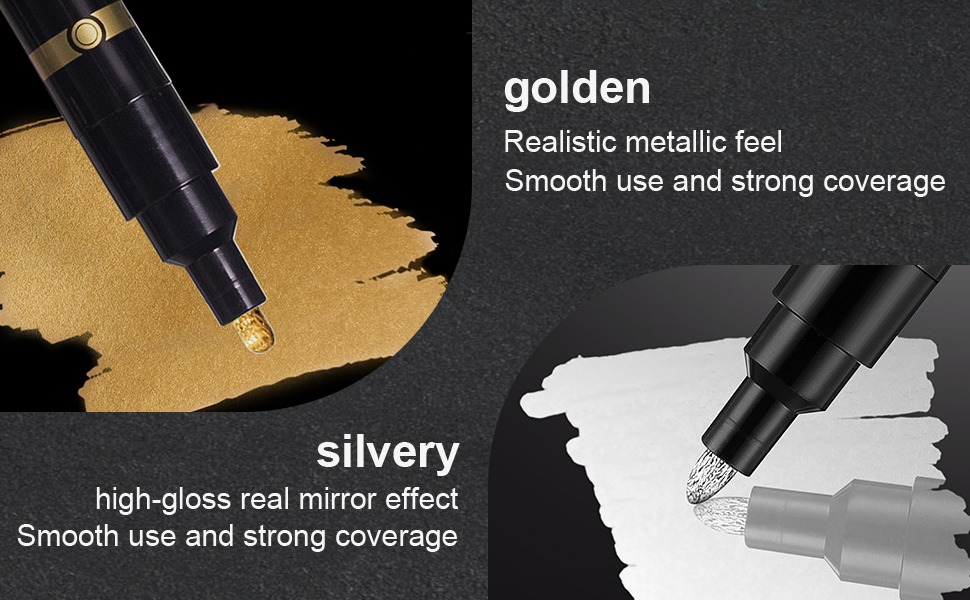 Metallic Color Gloss Drawing Marker