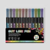Fluorescent Double Line Outline Pen